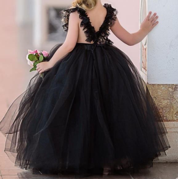 Dollcake NWT Black Beauty Frock tutu dress & sash - Picture 2 of 5